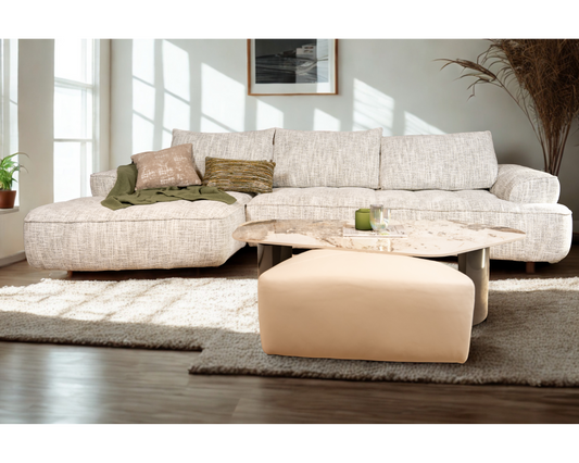 Nova 3-Seater Moving Back Fabric Sofa (Silver Green, Green)