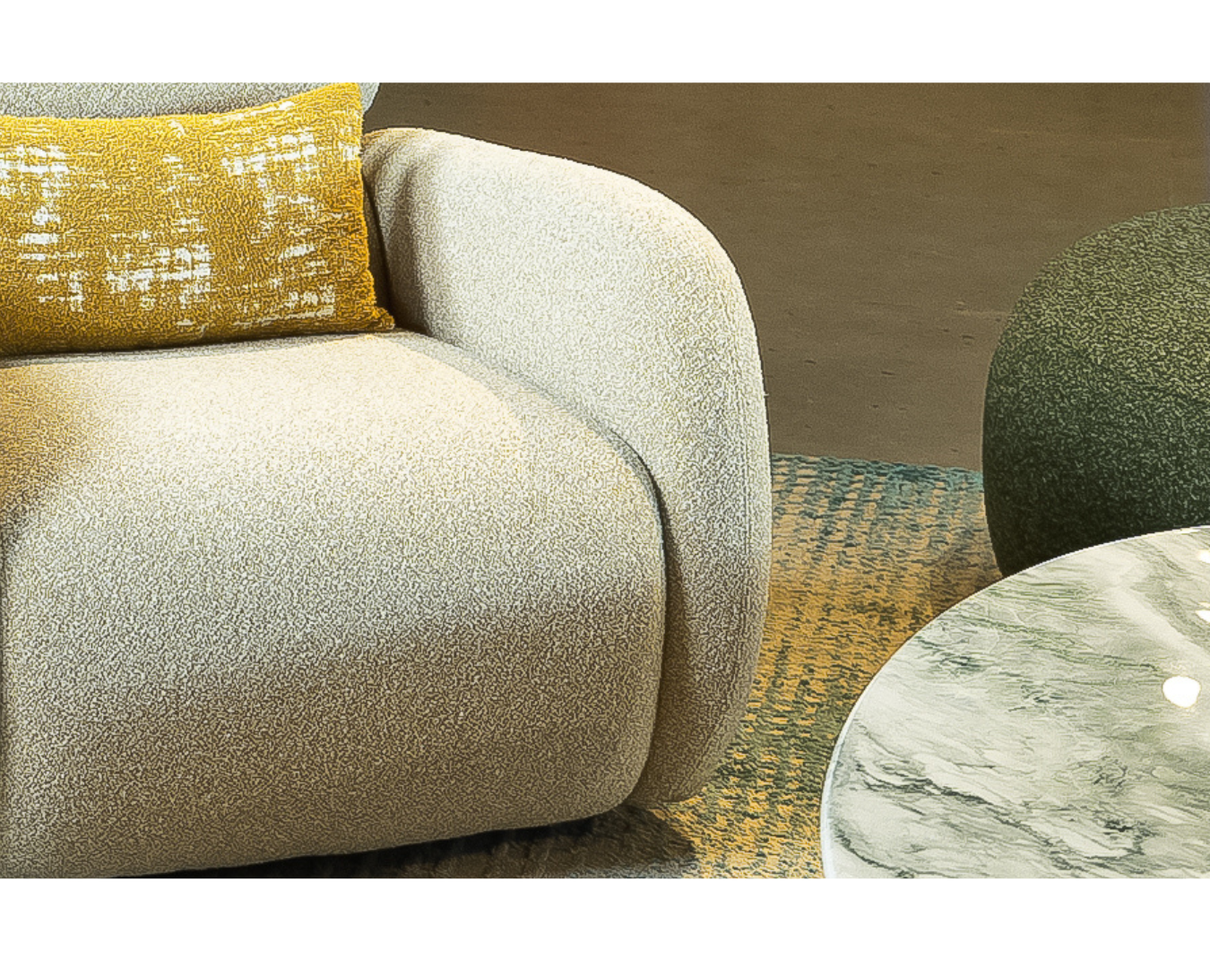 Nomi Swivel Chair (Beige, Cream)