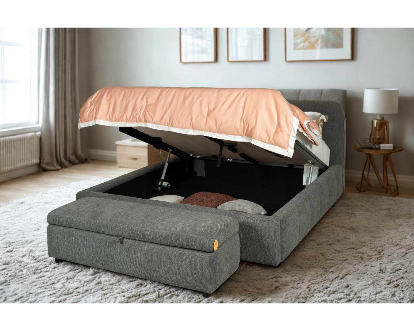 Avalon Bed in Fabric