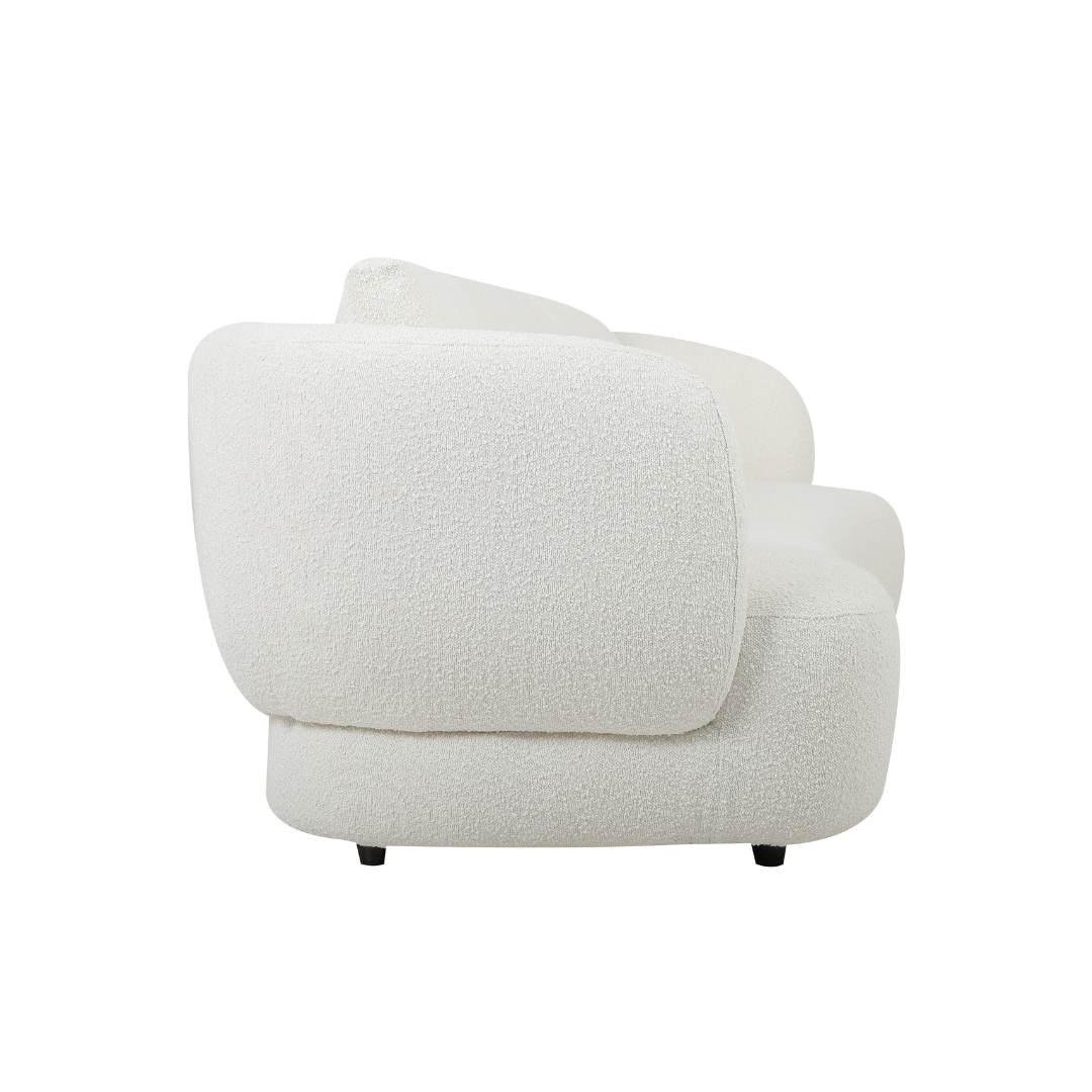 Willow 3 Seater Fabric Sofa (Sand, Beige)