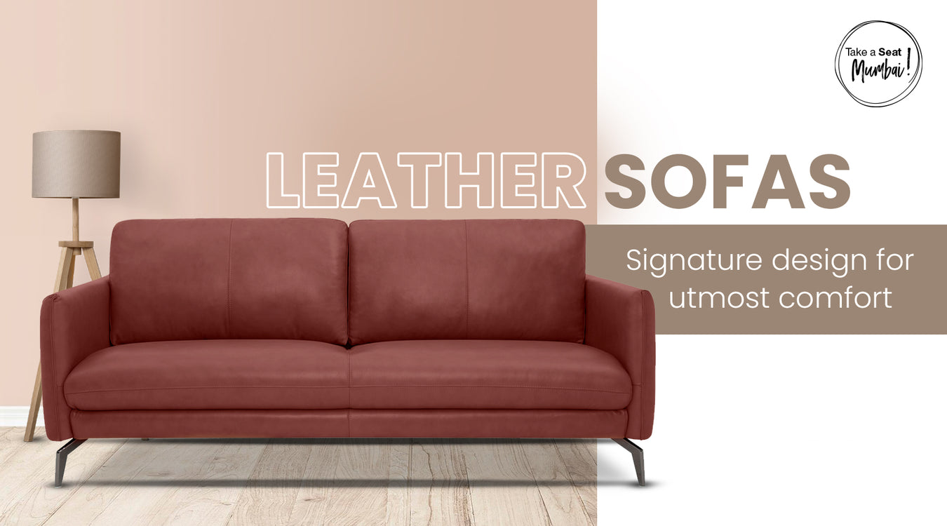 Buy Premium Quality Leather Sofa Set from Homes To Life India
