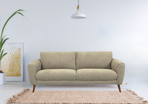 Porto 3 Seater & 2 Seater Fabric Sofa (Beige, Cream)