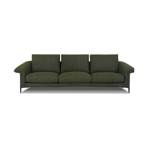 Svelte Fabric 3-Seater Sofa (Green)