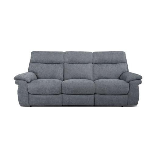 Tranquility Fabric 3-Seater Sofa With  Recliner (Grey)