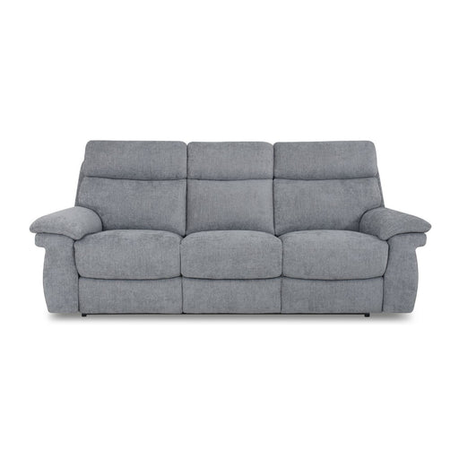 Tranquility Fabric 3-Seater Sofa With Recliner (Grey)